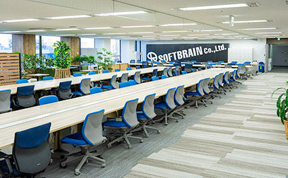 ソフトブレーン株式会社 本社 様のオフィスデザイン事例